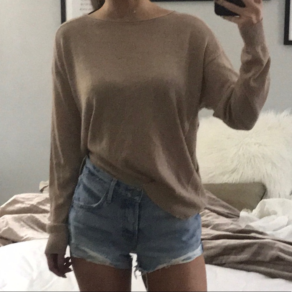 Sparkly thin sweater top!